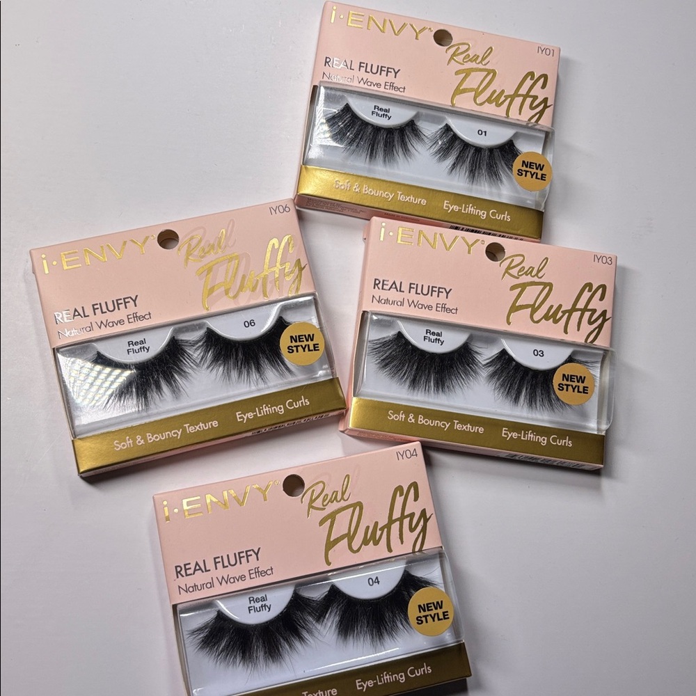 i-ENVY Real Fluffy Eyelashes Set of 4